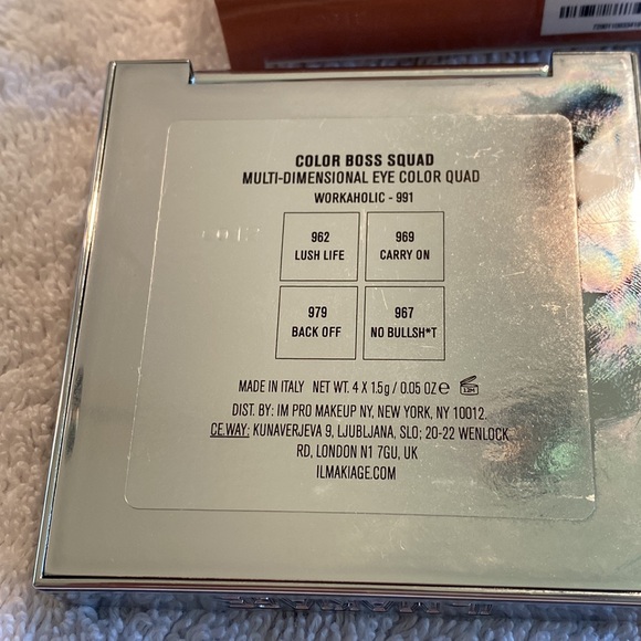 IL MAKIAGE Color Boss Squad Multi Dimensional Eye Color Quad Eyeshadow Palette - Picture 4 of 5